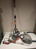 1000W Drywall Sander Electric Wall Sander 7 Speeds & LED Light Vacuum Attachment