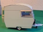 dolls house OOAK green handmade vintage 1960s/70s caravan great detail  1.12th