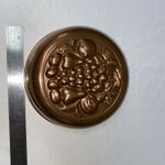 Vintage Jelly Mould Fruit Design Copper Aluminium Pudding Mould Kitchen Decor