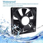 1/2X 12V 120x120x24mm 12cm dual Ball Bearing PC Brushless Cooling Fan 2Pin 120mm