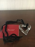 1 Transparent Heart Necklace In Baccarat Crystal