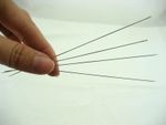 0.6mm extra long thin beading needles soutache sewing jewellery making needles 