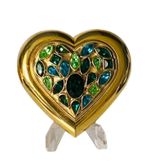 Yves St Laurent YSL Powder Compact Robert Goossens Heart Form 1980s