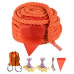 60’ Tug of War Rope for Adults Field Day Games Party Carnival Family Game Orange