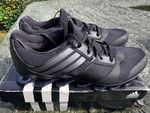 adidas Springblade Solyce Men's Running Shoes Black Mesh Cushioned UK11 EU46
