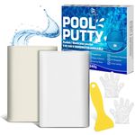 Pool Putty, 340g Epoxy Putty, 2 Part White Underwater or Above Fast Repair, Fix