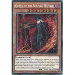 MP25-EN147 Queen of the Blazing Domain : Prismatic Secret Rare Card: 1st Edition