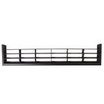 Ventilation Grille for Recess Mounting 367 x 79 mm, Black 571.79.002 of Hafele
