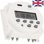 NEW AC220V-240V 16A LCD Digital Programmable Control Power Timer Time Switch UK