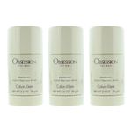 Calvin Klein Obsession For Men Deodorant Stick 75g x 3