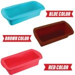 SILICONE BAKEWARE SILICONE MOULD BREAD LOAF PAN 9" X 4" TIN BAKE BREAD CAKE