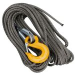 Synthetic Winch Tow Rope Cable HMPE Off Road Recovery 4x4 10-14mm 30m