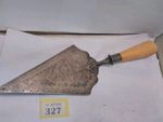 Antique Presentation Trowel Walsall 1895 Hawker