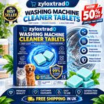 24 Pack Prime Drum Washing Machine Cleaner Pro,Deep Clean Drum & Remove Descaler