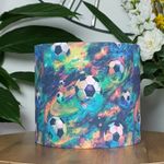 Colourful Football Ceiling Drum Light Shade 25cm/10"