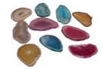 Colourful Agate Slices - 5-7 cm - Arts & Crafts - Pack of 30, 50, 100, 150, 300