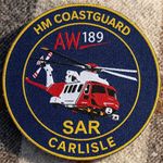 (PRE-ORDER) HM CoastGuard AW189 Carlisle Woven Patch 