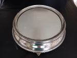 Antique Silver Plated Wedding Cake Stand