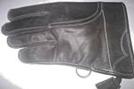 Child / ladies  Nubuck Leather 2 Layer Double Skinned Falconry Glove Full Black 
