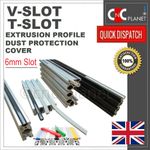 DUST PROTECTION COVER SLEEVE C-BEAM 6mm V-SLOT T-SLOT ALUMINUM EXTRUSION PROFILE