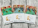 🦊XXL Natural Reusable Beeswax Food Wrap - Set Of 3 (40x40, 30x30, 20x20)