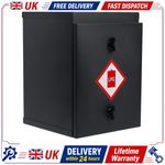 CAMPERVAN CAMPINGAZ S304 STEEL SAFETY GAS LOCKER FOR 907 904 BOTTLE no hinges