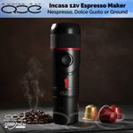 12v Travel Espresso Coffee Machine Portable Camping Fishing