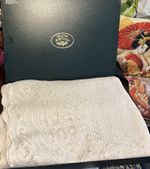 Vintage 1980s Laura Ashley Nottingham Lace Single Bedspread Boxed VGC