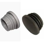 GALVANISED KEY CLAMP 133 PLASTIC END CAP ( either black or grey)