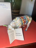 Cow Parade Udderly  Groovy  Lady Belle Bennett Cow-With Tag And Box.