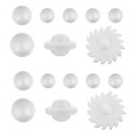 White Foam DIY Solar System Ornament Set Kids Handcraft Model Kit