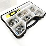Hose Clamp Jubilee Clip Set Inc Driver Tool assorted Stainless Steel Hose Clamps