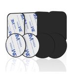 Magnetic Car Phone Holder Replacement Plates Mobile Spare Metal Plate Sticky Pad