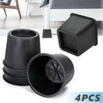 4X Heavy Duty Chair Bed Risers Feet Leg Lift Furniture Extra Raisers Stand