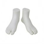 PVC Foot Display Model Stable Base Toe-Separated Foot Model Reusable