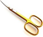 Professional Gold Cuticle Scissors with Sharp Edge, Gold Finish Nail Care Tool