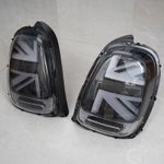 Pair LED Union Jack Rear Lamp Tail Lights For Mini Cooper F55 F56 F57 2014-22