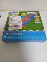 16ft H20GO! Bestway Kids Triple Lane Slip and Slide Water + Built In Sprinklers 