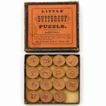 1880 Little Buttercup 15 Puzzle Antique Victorian Wood Game HMS Pinafore Complet