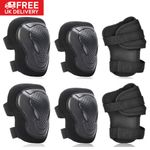 6pcs Adult Youth Wrist Elbow Knee Pads Skateboard Roller Skate Protective Gear