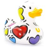 Bud Ducks Rubber Duck Pop Heart Novelty Bath Fun Accessory Collectable Gift 7cm
