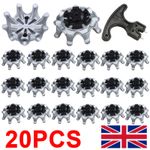 Footjoy Replacement Soft Fast Twist Studs Tri-Lok Golf Shoes Spikes Pin 20PCS