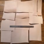 500g VEGETABLE TANNED LEATHER OFFCUTS 1.8mm-2mm, VEG TAN SCRAPS, TOOLING PIECES