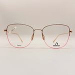 Rodenstock women's glasses, titanium, gold, pink, semi-rimless, R7132 A...