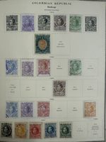 COLUMBIAN REPUBLIC Postage Stamps , Bolivar 1882-1891 USED