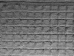 Handknitted Chunky Knit Baby Blanket New. Colour  Grey Size 90cmx66cm.