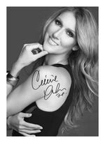 CELINE DION AUTOGRAPH SIGNED PP PHOTO POSTER