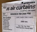 JS AIR CURTAINS AIRTECNICS WINDBOX RM 2500 P86 2500mm Water/Agua/Eau 80/60