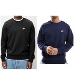 Nike Mens Club Crew Neck Fleece Sweatshirt