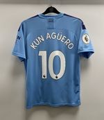 Manchester City Aguero 10 Home Football Shirt 2019/20 Adults Medium Puma E581